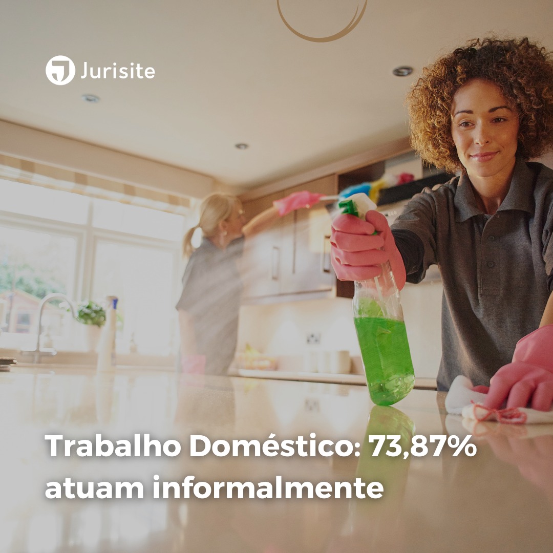 Trabalho Doméstico: 73,87% atuam informalmente