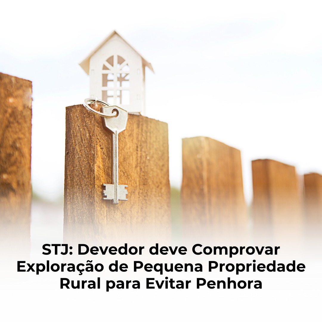 STJ: Devedor deve Comprovar Exploração de Pequena Propriedade Rural para Evitar Penhora