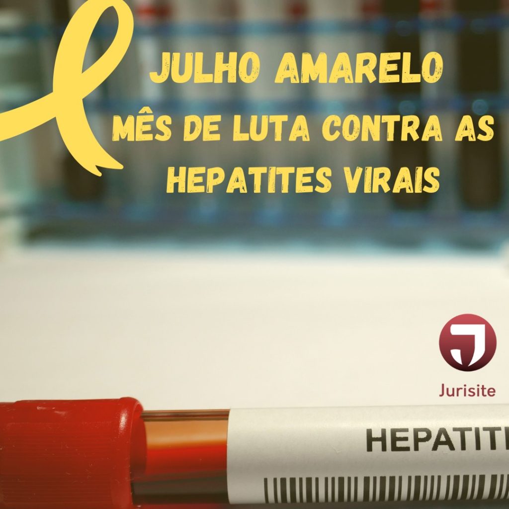 Julho Amarelo Hepatite Viral prevenir é a solução.
